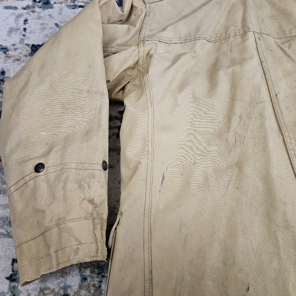 Vintage 1950s Body Guard Canvas Firefighter Jacket w/ Liner Turnout Coat 44 - Picture 16 of 16